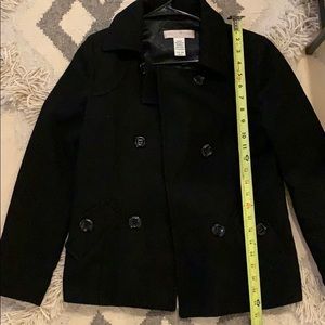 Black pea coat